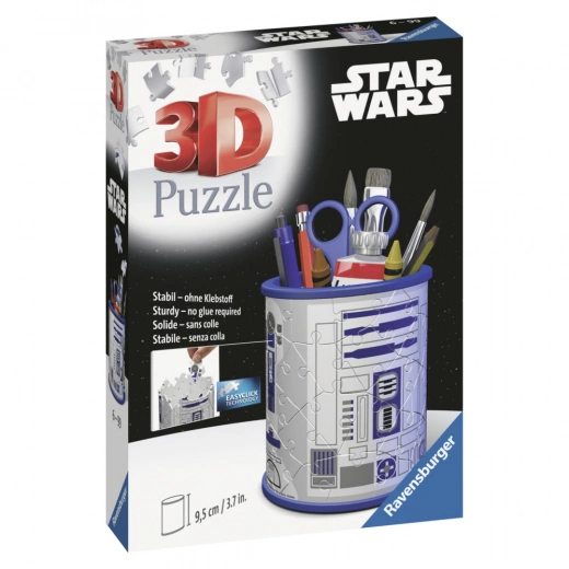 Star Wars R2D2 Pencil Cup 3D Puzzle (57 Bitar)