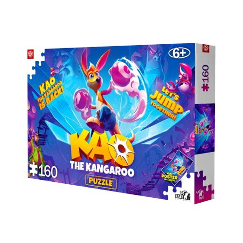 Good Loot Kids Puzzle - Kao The Kangaroo: Kao is Back Barnpussel 160 Bitar