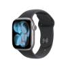 Apple Watch Series 11 GPS + Cell 42 mm rymdgrå aluminum, svart sportband - S/M