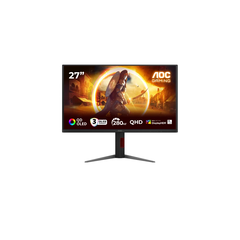 AOC Q27G4ZD / 27" / 2560x1440 / OLED / 280Hz / 0,3 ms / HDR400 / 2xHDMI,DP
