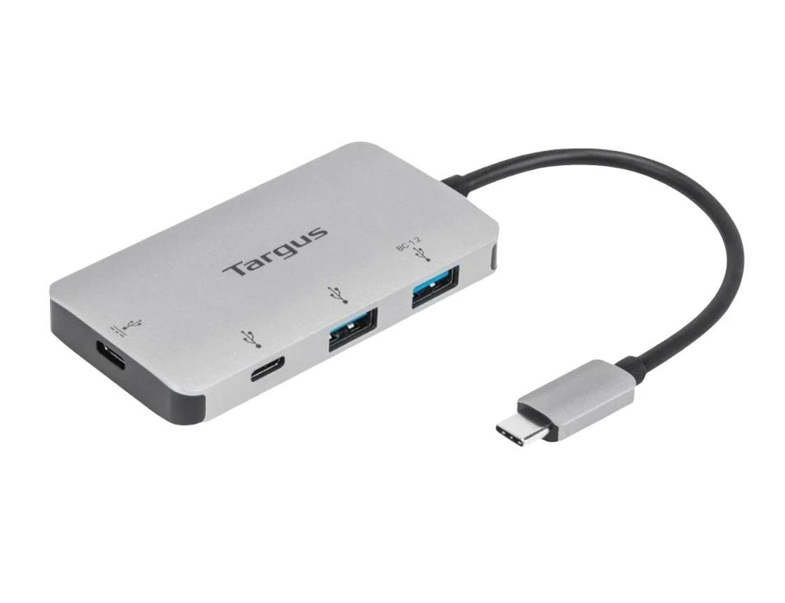 Targus USB-C-adapter 100W PD 4 portar Silver