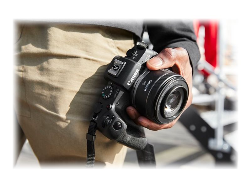 Canon Rf 50 mm F/1,8 Stm-objektiv, svart