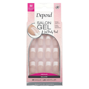 Depend Salon Gel Salon Gel Medium Square Nude Salon Gel Medium Square Nude