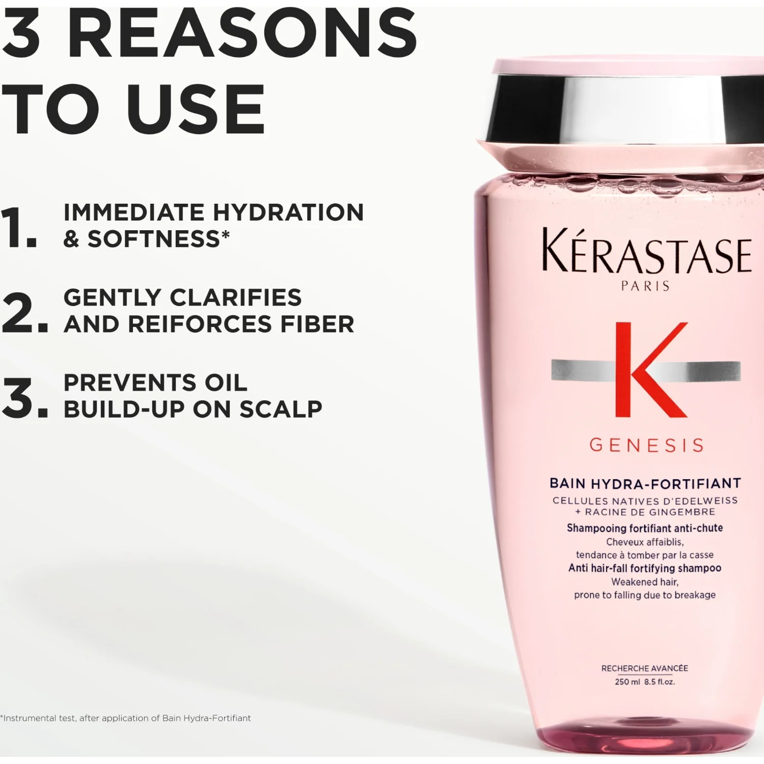 Kérastase Genesis Bain Hydra Fortifiant Shampoo 250 ml, bild 5