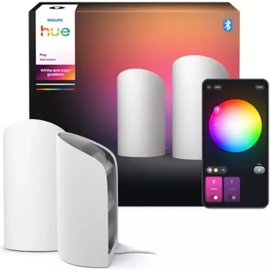 Philips Hue Play Wall Washer Väggbelysning 2-pack Vit, bild 2