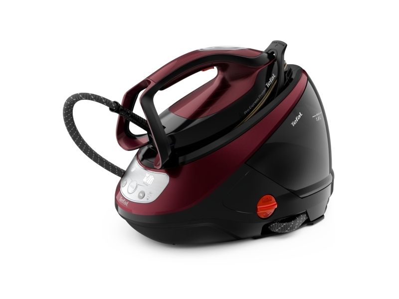 Tefal Pro Express Protect GV9230 ångstation 2600 W 1,8 L, svart/vinröd