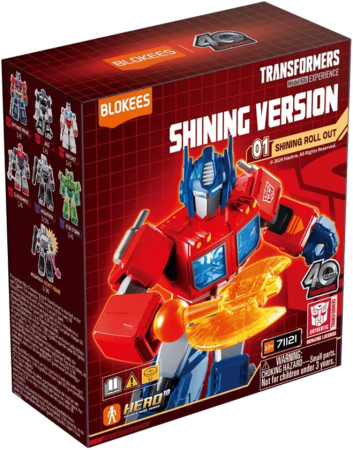 Blokees Transformers Shining Version 01 Model Kit Blind Box - Shining Roll Out