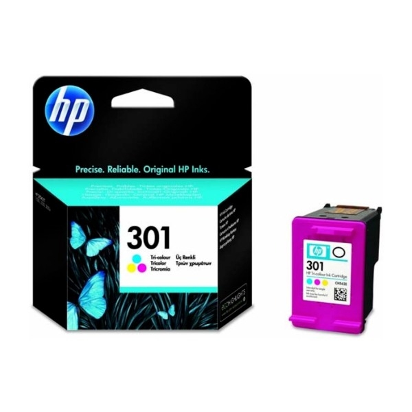 HP 301 (3-färg), blisterpack