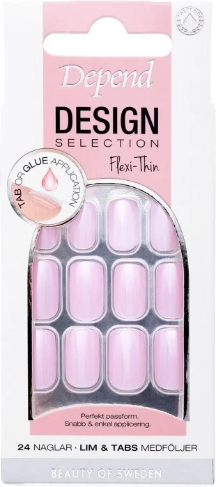 Depend Design Selection Medium Square Artificial Nail Cherry Blossom Cherry Blossom