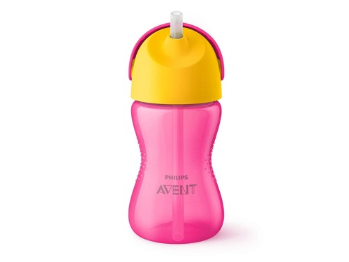 Philips Avent Sugrörsmugg Bendy Rosa & Gul 300 ml, bild 4