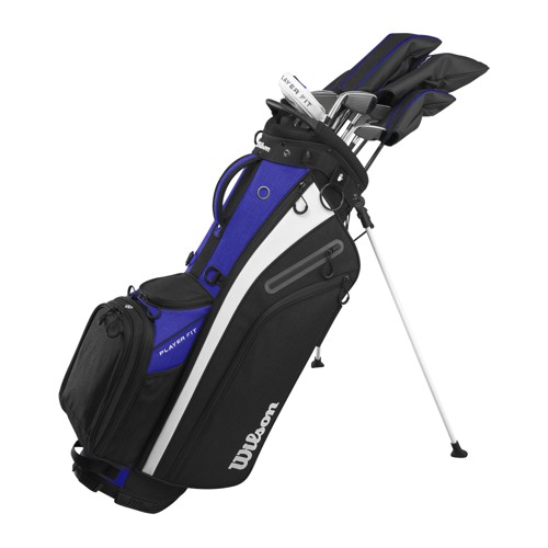 Wilson - Player Fit Stand Bag MRH Steel Stiff - Komplett golfset för herr med standbag