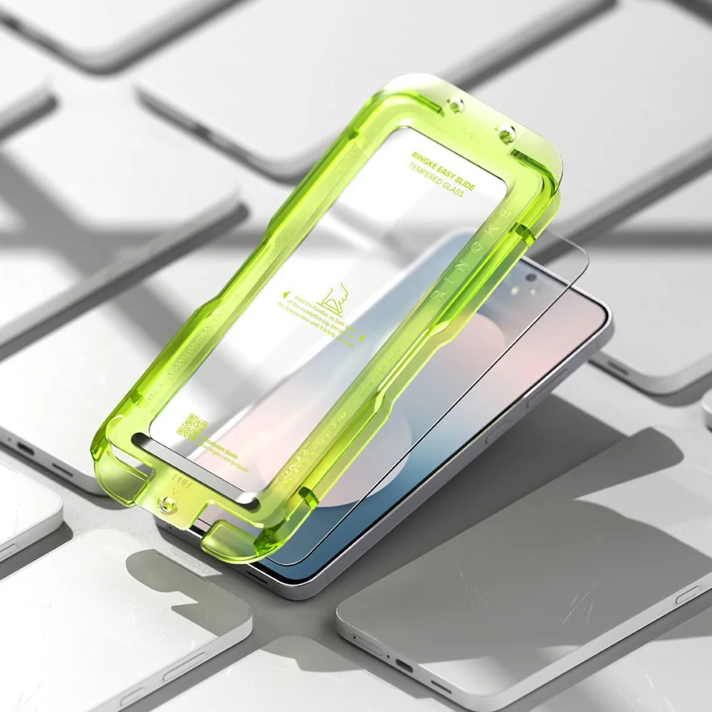 Ringke Easy Slide härdat glas, 2-pack för Samsung Galaxy S25 FE, bild 4