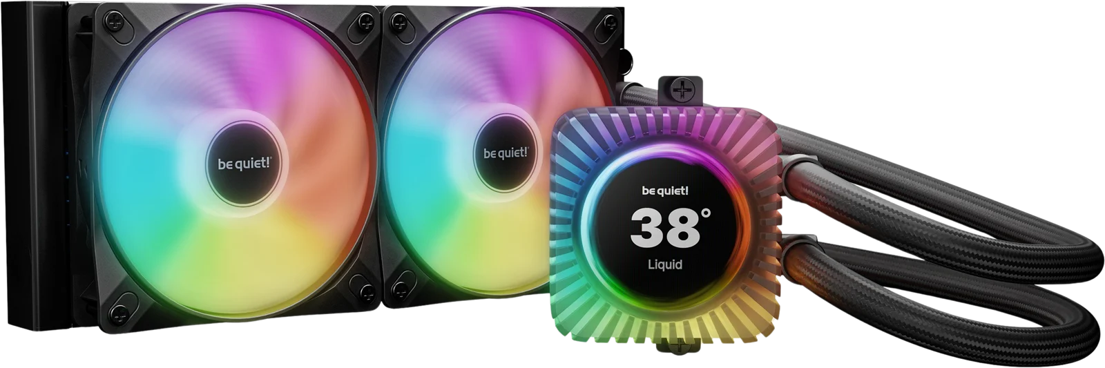 be quiet! Light Loop IO LCD 240 Svart