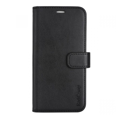 RadiCover - Radiation Protection Wallet Vegan Leather iPhone 14 Flipcover Black