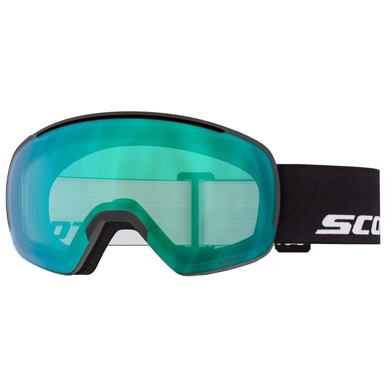 Scott Goggle Sphere OTG Black/Amp Aurora Green Chrome S1 - OneSize