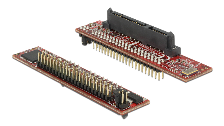 DeLOCK SATA III till IDE 44-pin converter, 1xSATA ha, 1xIDE ha, bild 3