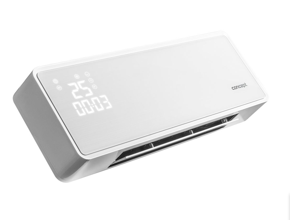 Concept QH4000 elradiator 2000 W IP22 väggmonterad vit