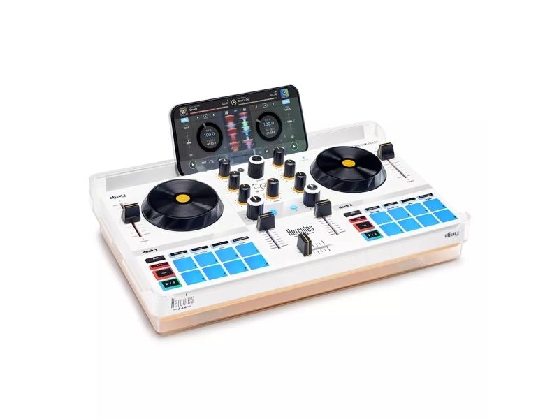 Hercules DJControl Mix Ultra, 3,5 mm, DC/batteri, 1000 mAh, 10 h, 315 mm, 174 mm