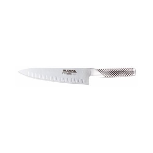 Global - Chef's Knife with Pointed Granton Edge - 20 cm