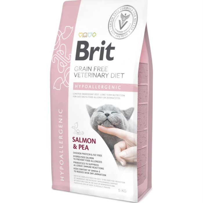 Brit GF Vet Diets Cat Hypoallergenic 5 kg