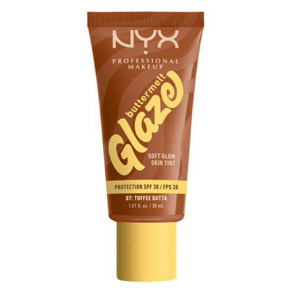 NYX Professional Makeup Buttermelt Glaze Skin Tint SPF30 Foundation 07 Toffee Butta 30 ml
