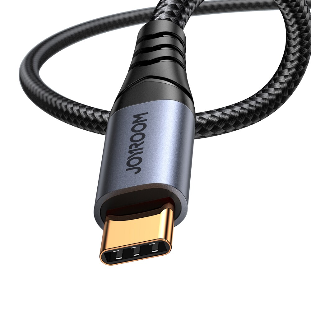 Joyroom USB-C till 3,5 mm AUX-kabel, 1,2 m - Svart, bild 2