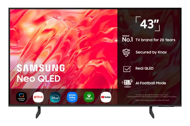 Samsung 43" 4K Neo QLED TV 2026 - TQ43QN72HBUXNA