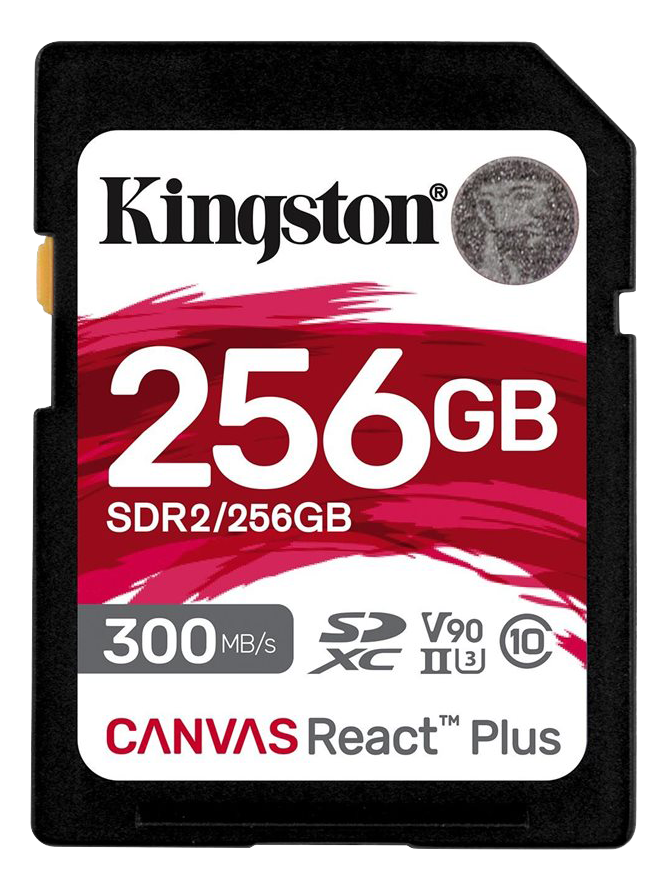 Secure Digital SDXC 256 GB Kingston Canvas React Plus, 300/260 MB/sek, Class 10, UHS-II U3, V90, bild 4