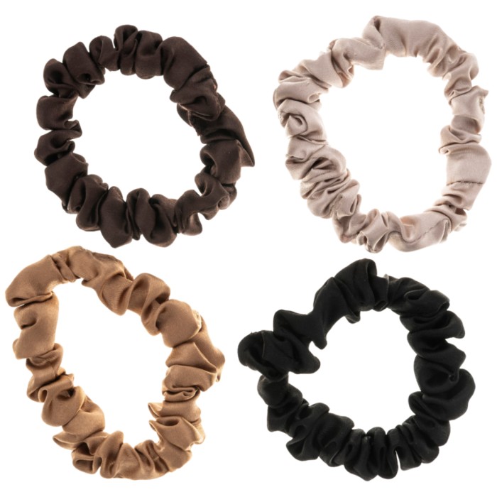 Dazzling Mini Scrunchies 4 st