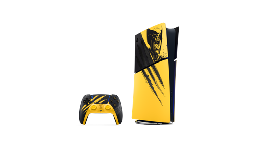 PlayStation 5 Slim Digital Edition – Marvel’s Wolverine Battle Yellow Limited Edition Bundle, bild 3