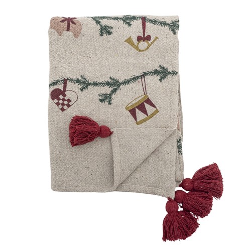 Bloomingville - Yule Throw - Nature - Recycled Cotton