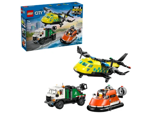 LEGO City Great Vehicles Flygplan, servicebil och svävare 60505, bild 2
