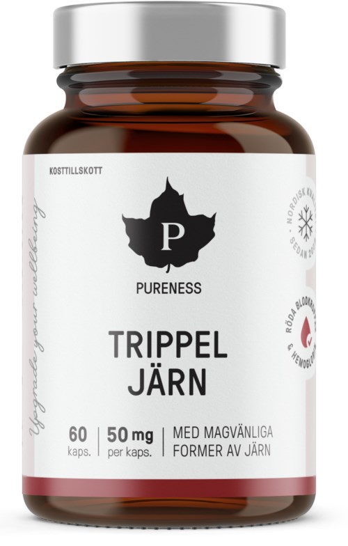 Pureness Trippel Järn, 60 kaps, bild 2