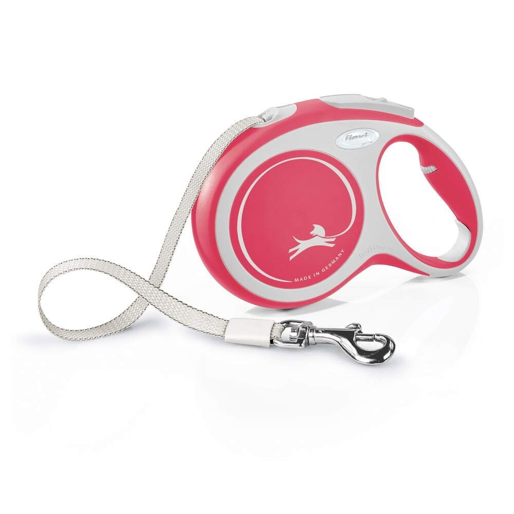 Flexi New Comfort Tape Large 8 m Band/50 kg Röd
