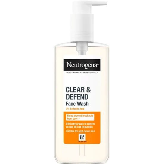 Neutrogena Clear & Defend 2 % Salicylic Acid Face Wash 200 ml
