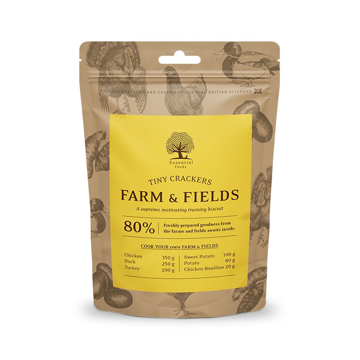 Essential Foods Farm & Fields Tiny Crackers Hundgodis 100 g