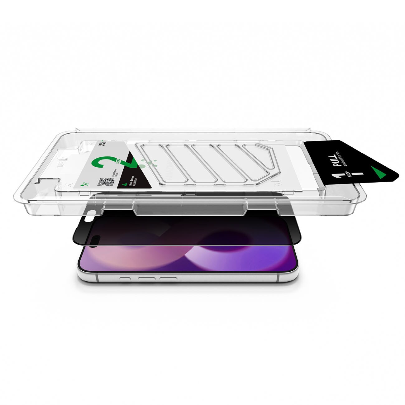 AmazingThing Radix +Care sekretessglas för iPhone 18 Pro med monteringsram, bild 5