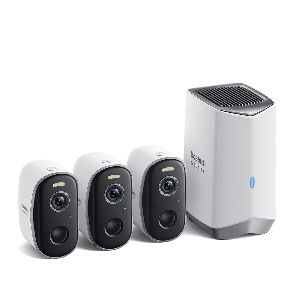 Baseus Security N1 2K - 3 kameror och 1 basstation