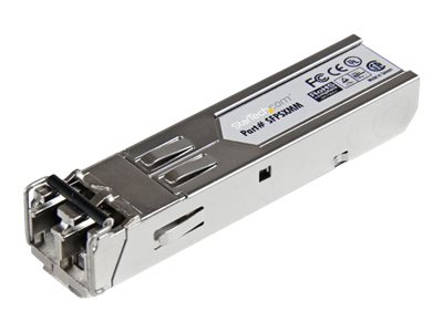 StarTech.com MSA Uncoded Compatible SFP Module, 1000BASE-SX, 1GbE Multi Mode (MMF) Fiber Optic Transceiver, 1GE Gigabit Ethernet SFP, LC Connector, 550m, 850nm, DDM, 1Gbps Mini GBIC Module - Lifetime Warranty (SFPSXMM) - SFP-sändar/mottagarmodul (mini-GBIC) - 1GbE - 1000Base-SX - LC multiläge - upp till 550 m - 850 nm - för P/N: MCM1110SFP