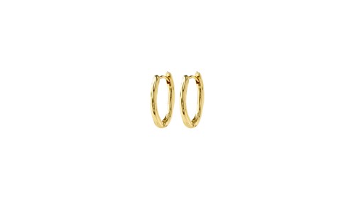 PILGRIM - NOW Hoop Earrings - Gold Plated - 20 mm, bild 3