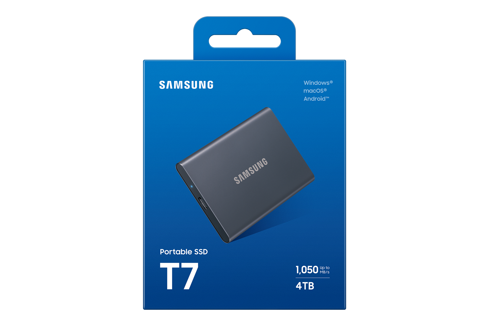 Samsung T7 External 4TB Titangrå