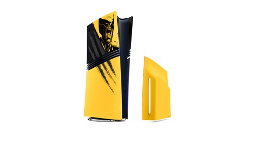 Höljen för PS5 Pro-konsol - Marvel's Wolverine Battle Yellow Limited Edition, bild 3