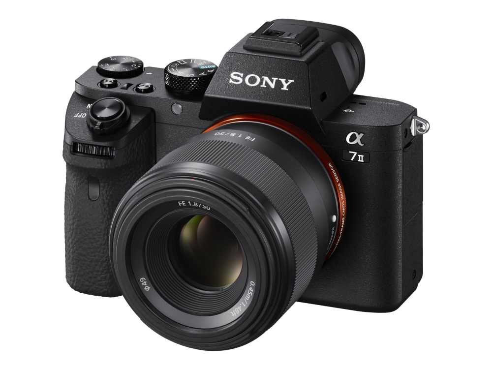 Sony E 50 mm f/1.8-objektiv, svart