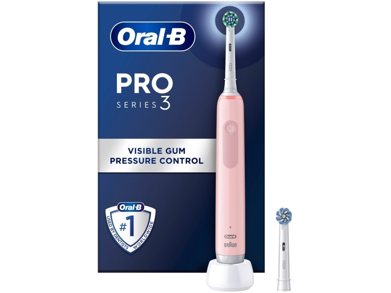 Oral-B Pro Series 3 BR2-802083 eltandborste, rosa, vuxen
