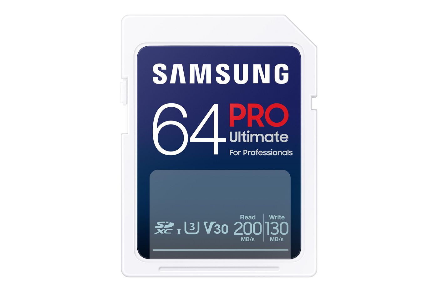 Secure Digital SDXC 64 GB Samsung PRO Ultimate, 200/130 MB/sek, Class 10, UHS-I V30, U3, A2, bild 3
