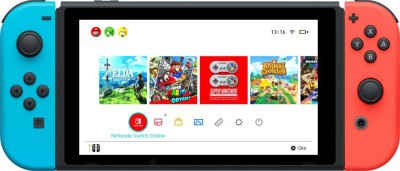 Nintendo Switch With Joy-Con - Neon Blue and Neon Red