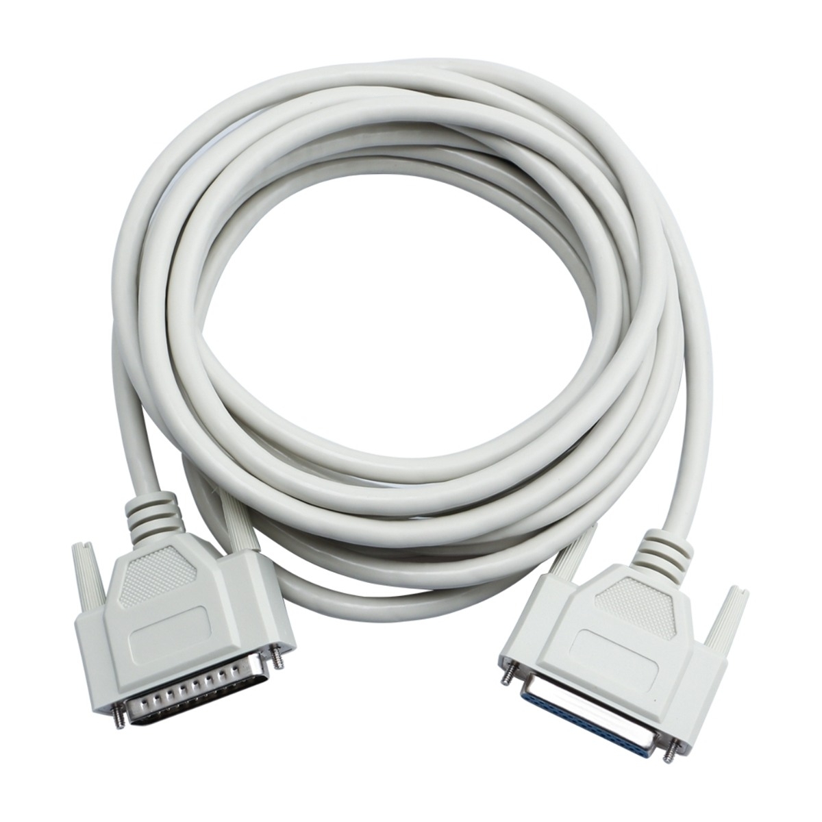Eletra DB25 DC hane - hona 5M kabel, grå