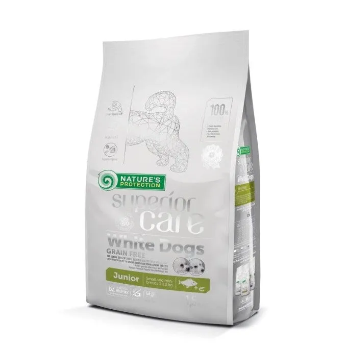 Nature's Protection pies superior care vit hund junior liten 1,5 kg
