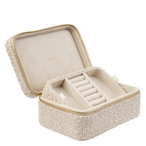 DARK Tweed Jewellery Box Sand