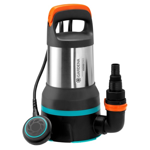 Gardena Spillvattenpump 15000 för rent och smutsigt vatten